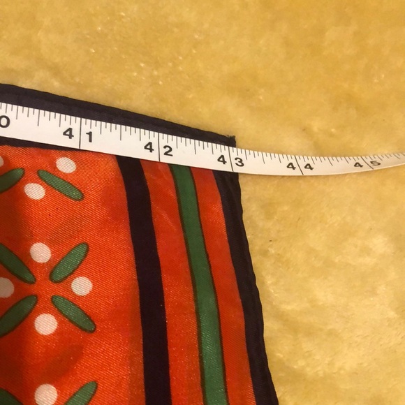 Heart Patterned Made in Japan 43” X 12” Rectangular Slim Scarf - Picture 7 of 10